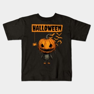 Coolest Pumpkin Ever Halloween Kids T-Shirt